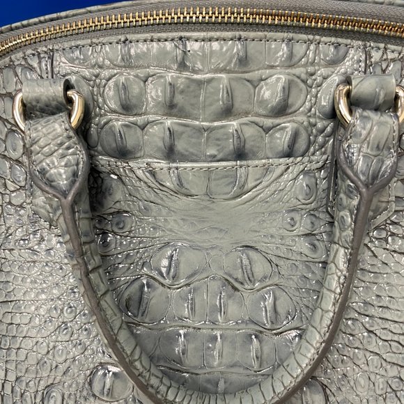 Brahmin Duxbury "Sea Glass/Light Green" Leather Ombre Melbourne Satchel - Picture 3 of 9